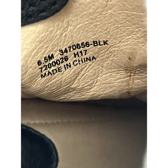 Frye Carson Wedge Womens 6.5 Black Leather Ankle Bootie Boots - Picture 5 of 10